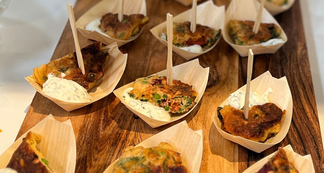 REALLY GOOD CHEESY VEGETABLE FRITTERS