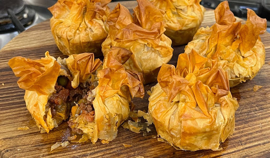 Little Spring Lamb Filo Pies