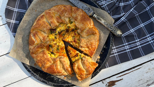 Pumpkin Bacon and Ricotta Pie