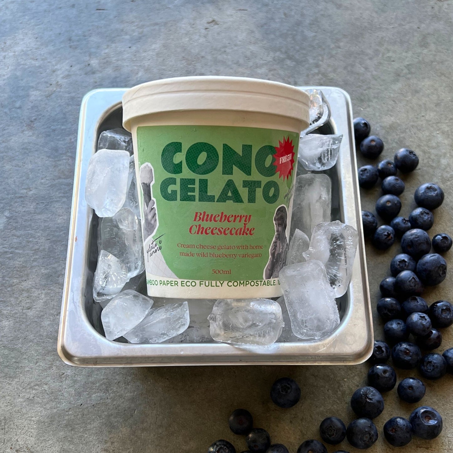 Gelato - Blueberry Cheesecake 500ml