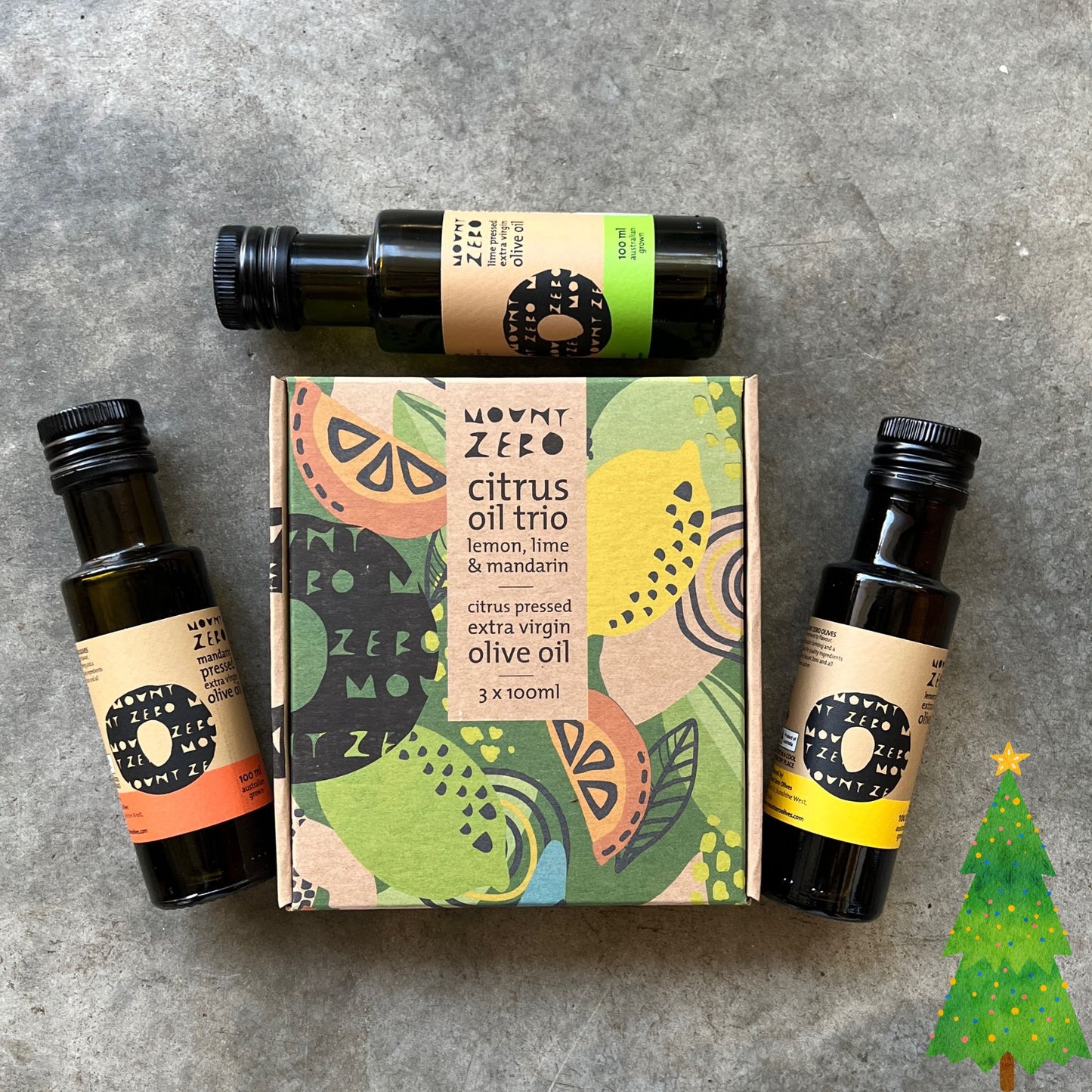 Citrus Oils - 3 x 100ml Lemon, Lime and Mandarin EVOO