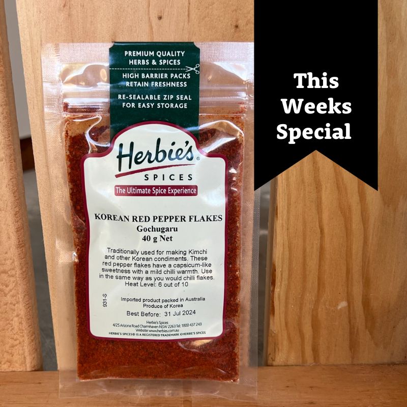 Spice - Korean Red Pepper Flakes 40gm