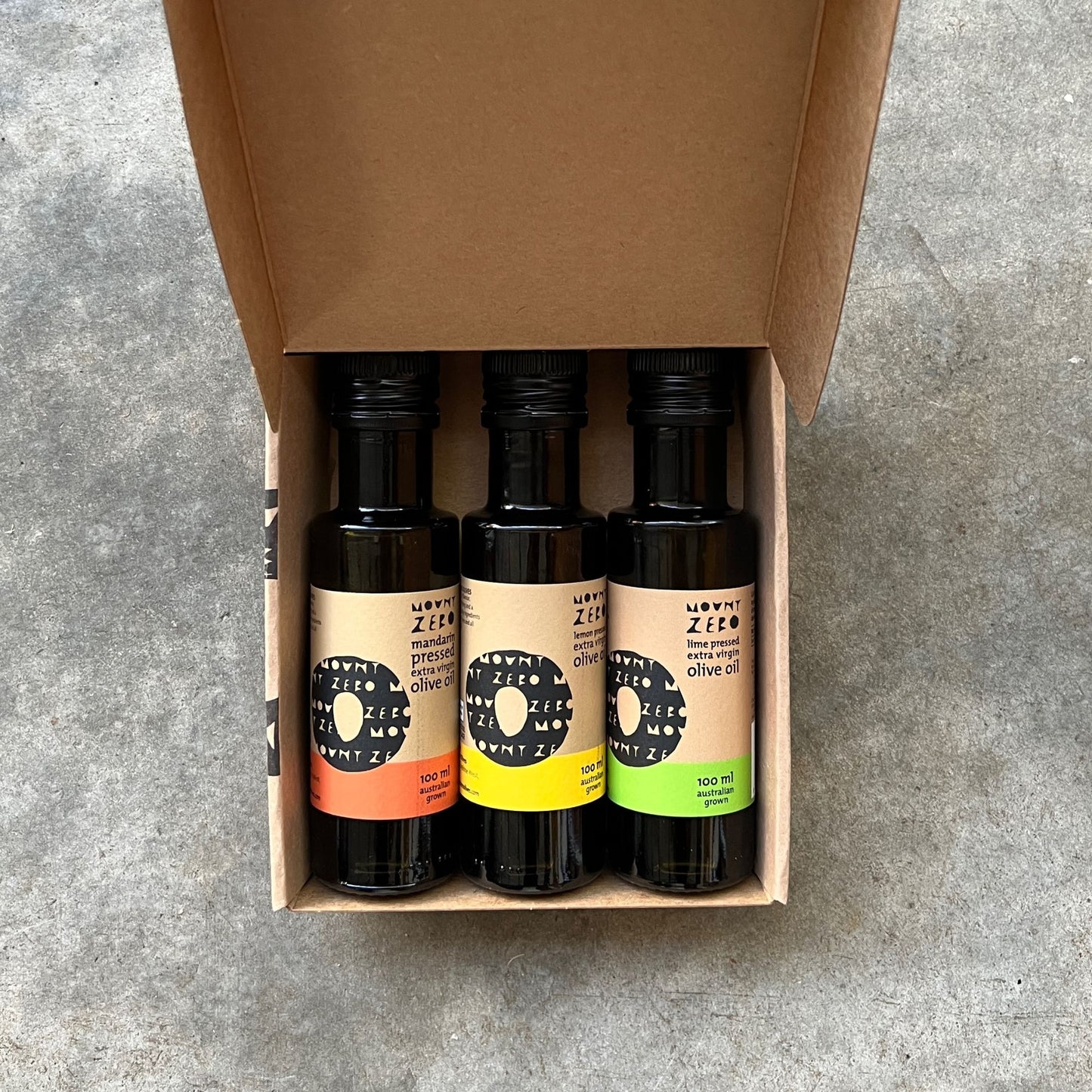 Citrus Oils - 3 x 100ml Lemon, Lime and Mandarin EVOO