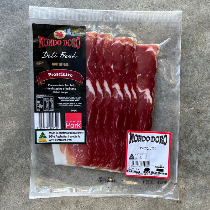 Smallgoods - Prosciutto sliced 90gm