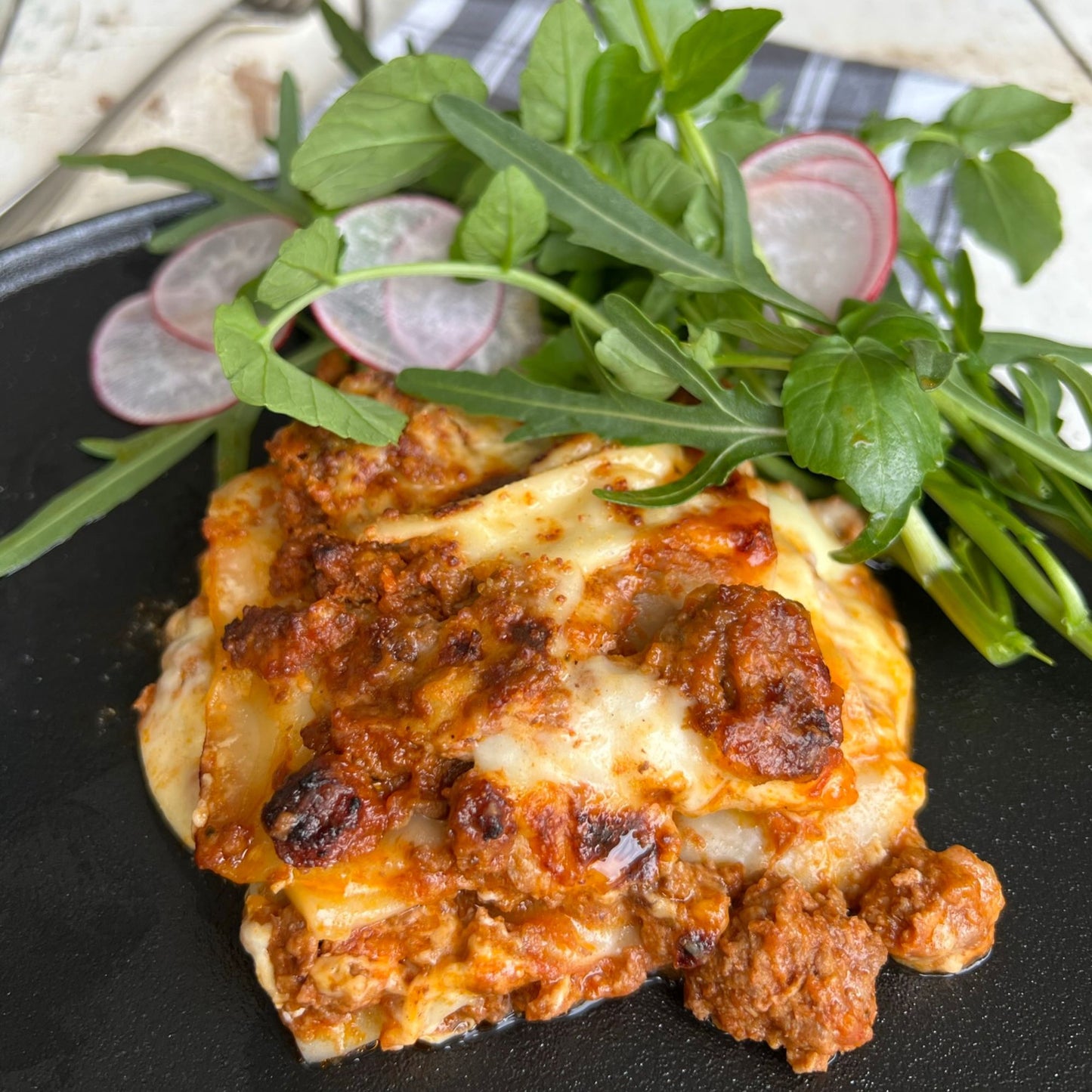 Pasta - Beef Lasagna - serves 2