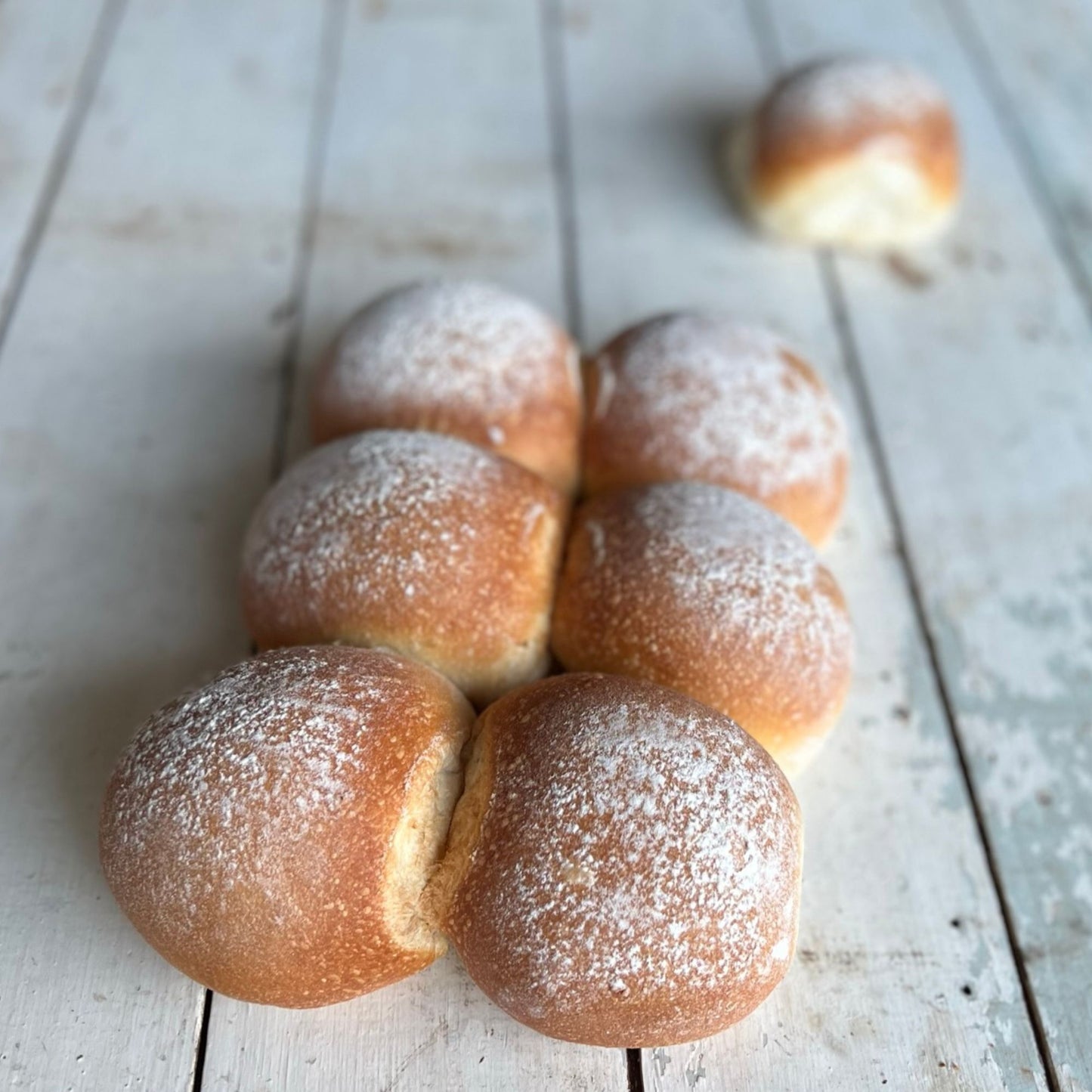 Bread - Floury Bap Bun pack of 6