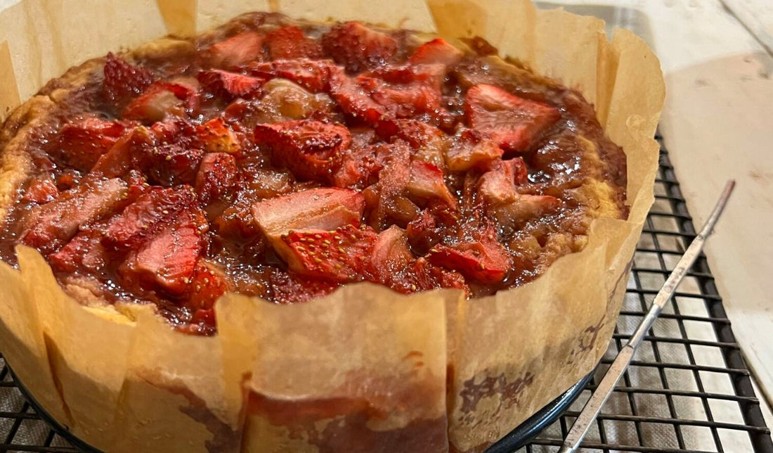 Quick Strawberry Spoon Cake