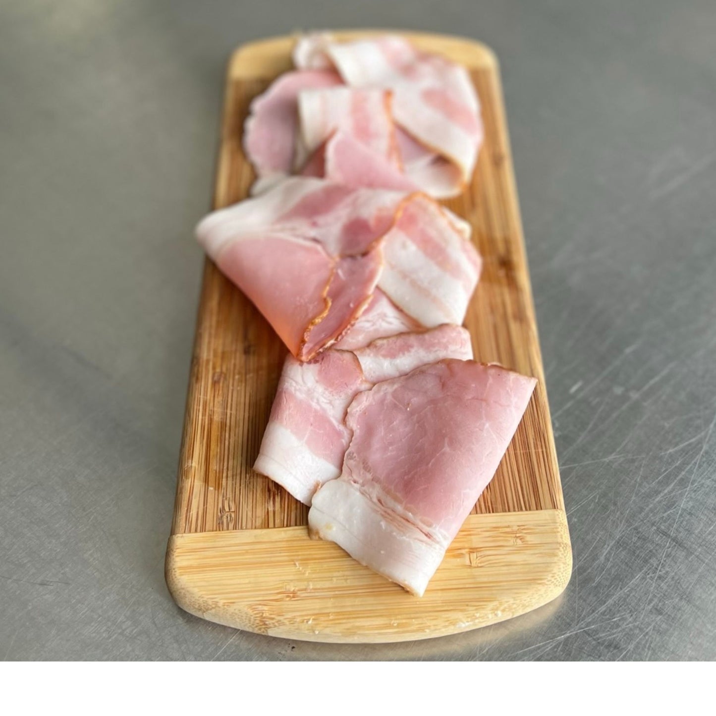 Pork - Bacon free range Australian pork 500gm