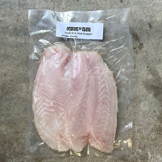 Fish - Pink Snapper fillets 500gm - Fresh