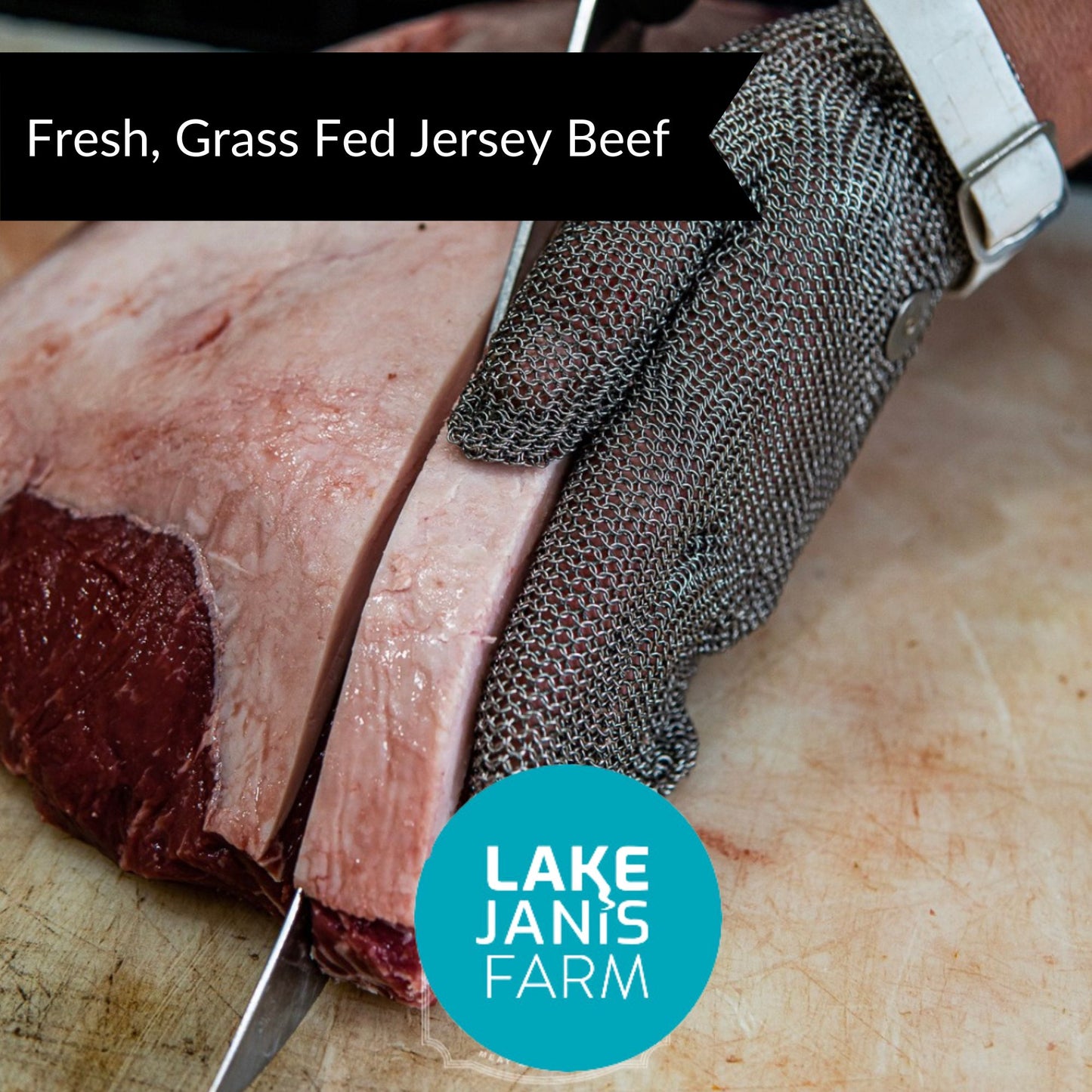 Beef - Rump Steak 300gm Lake Janis Farm