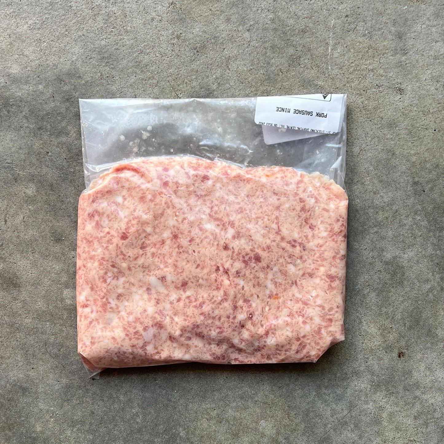 Pork - sausage meat plain 500gm