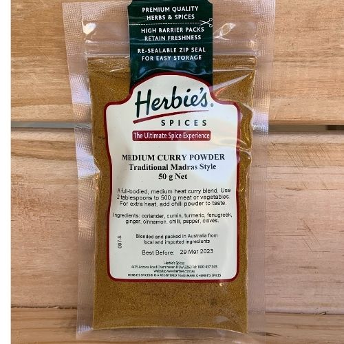 Spice Mix - Curry Powder Medium 50gm