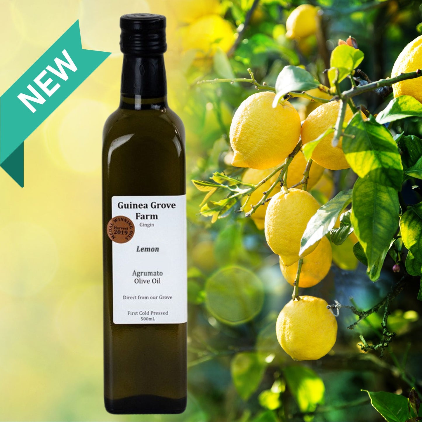 Olive Oil - Lemon Pressed Extra Virgin Olive Oil 250ml