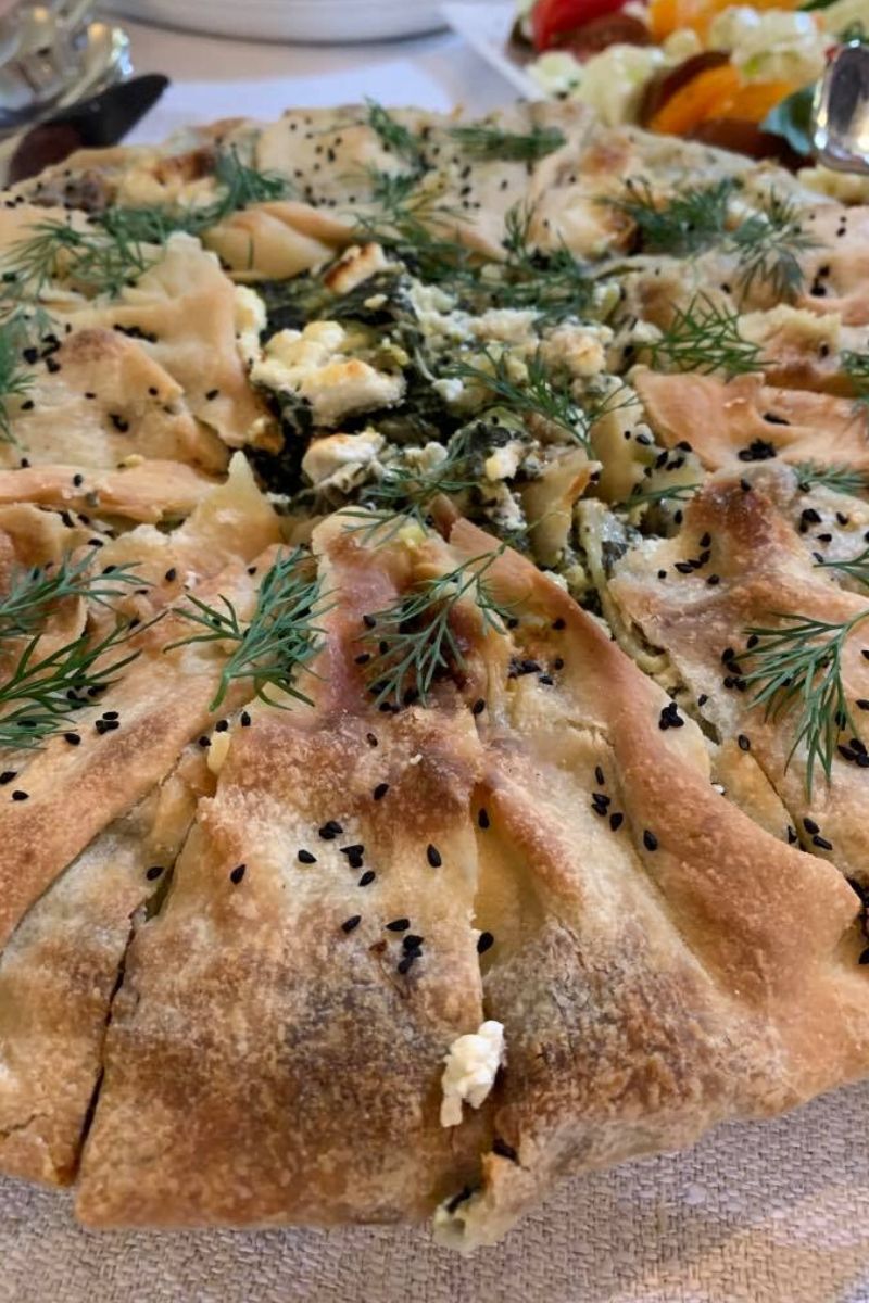 Cheesy Greens and Leek Pie - Matters of Taste